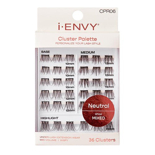 i Envy Personalize Your Lash Style Cluster Palette Neutral Refill 36pcs - ikatehouse