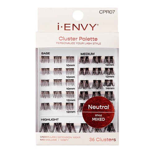 i Envy Personalize Your Lash Style Cluster Palette Neutral Refill 36pcs - ikatehouse