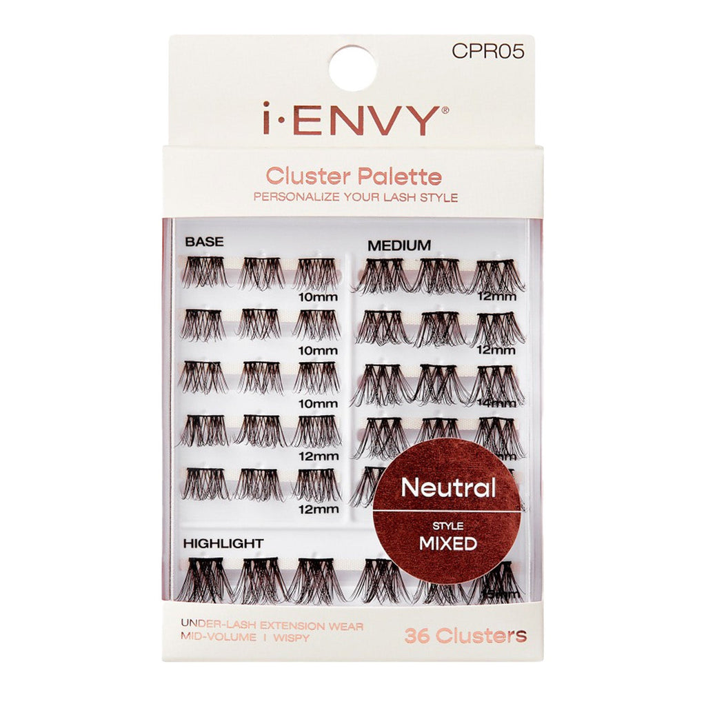 i Envy Personalize Your Lash Style Cluster Palette Neutral Refill 36pcs - ikatehouse