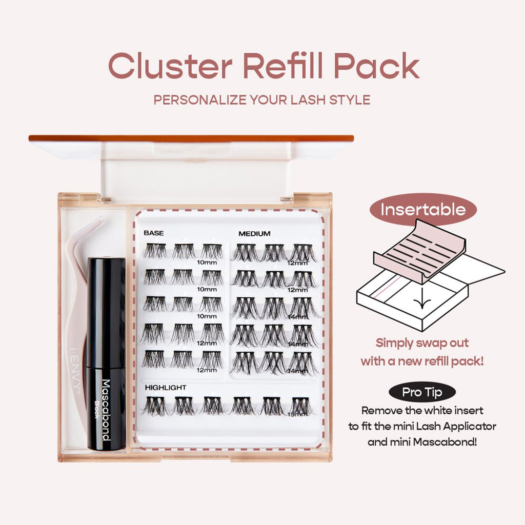 i Envy Personalize Your Lash Style Cluster Palette Neutral Refill 36pcs - ikatehouse