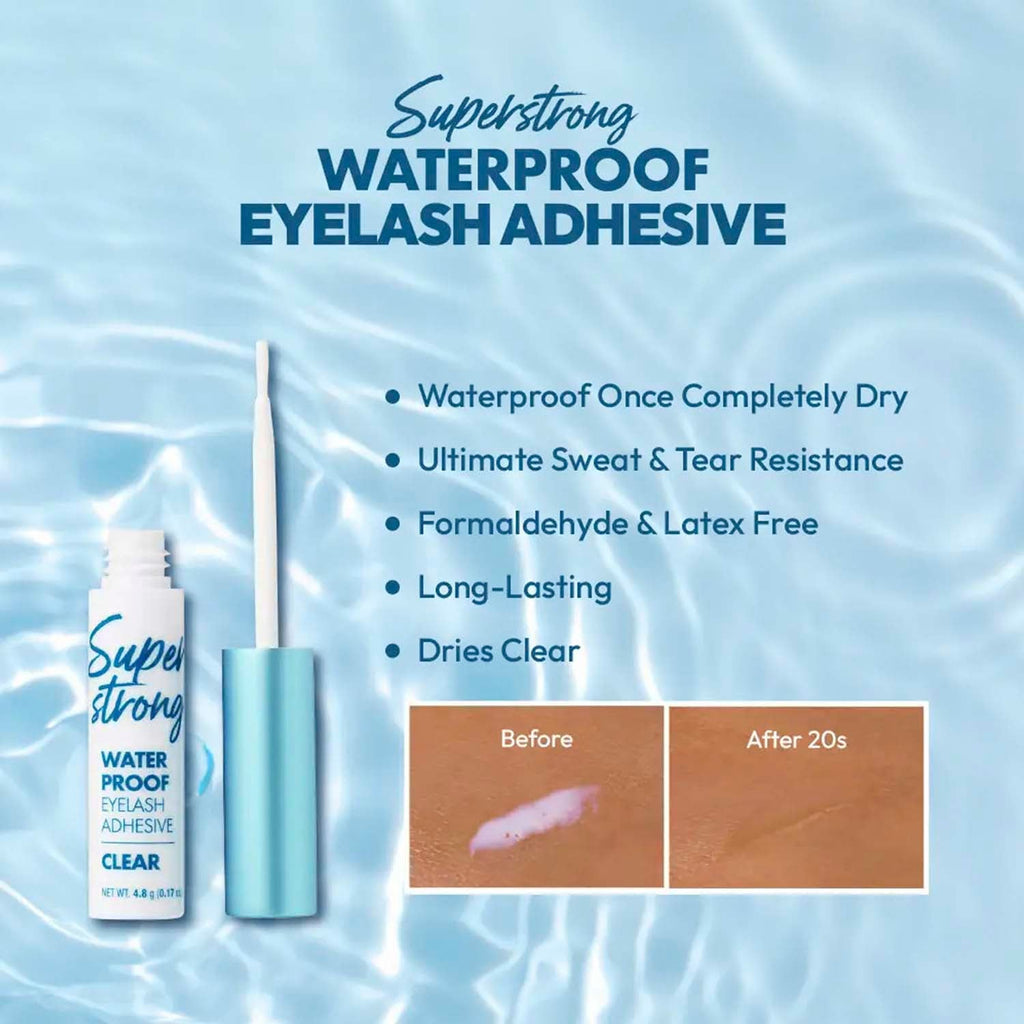 i Envy Super Strong Waterproof Clear Eyelash Adhesive 0.17oz/4.8g - ikatehouse