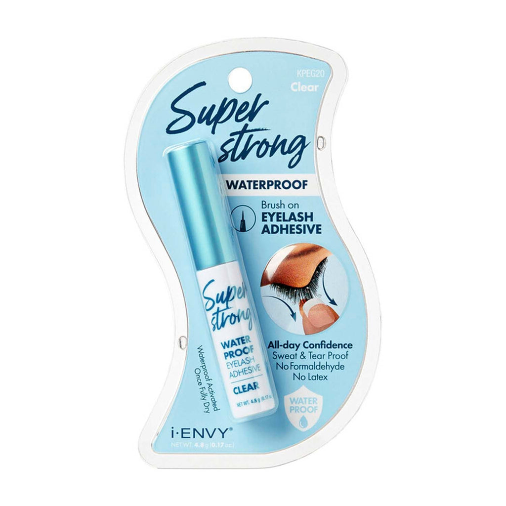 i Envy Super Strong Waterproof Clear Eyelash Adhesive 0.17oz/4.8g - ikatehouse