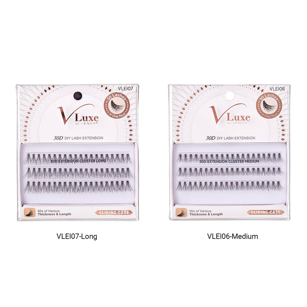 I Envy V - Luxe 30D Cluster Extension Eyelashes - ikatehouse