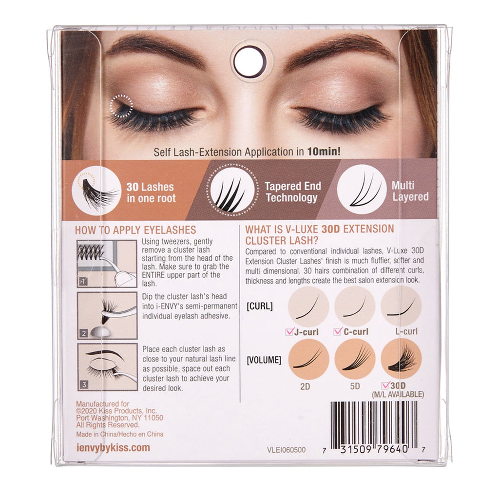 I Envy V - Luxe 30D Cluster Extension Eyelashes - ikatehouse