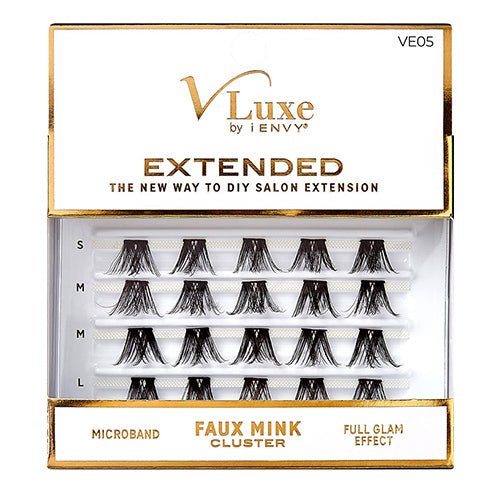 i Envy V - Luxe Extended Faux Mink Cluster - ikatehouse