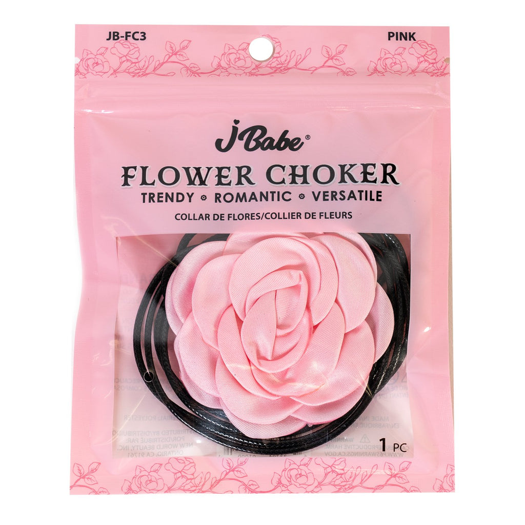 J Babe Flower Choker - ikatehouse