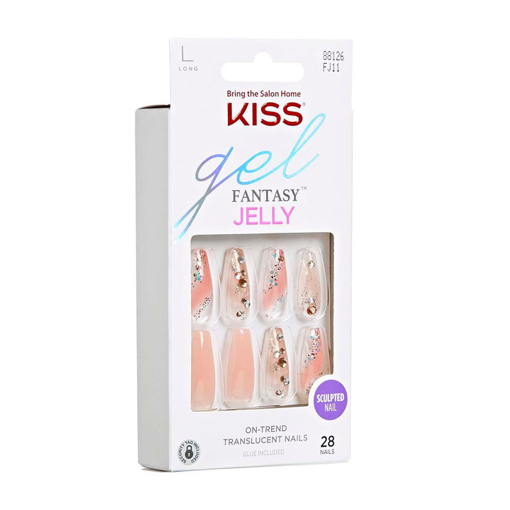 Kiss Gel Fantasy Jelly 28 Nails - ikatehouse