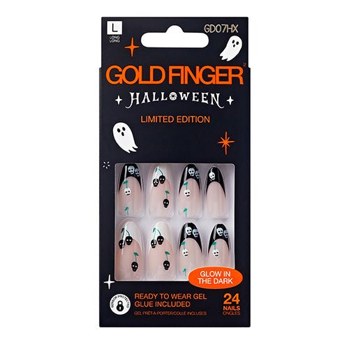 Kiss Gold Finger Halloween Limited Edition 24 Nails - ikatehouse