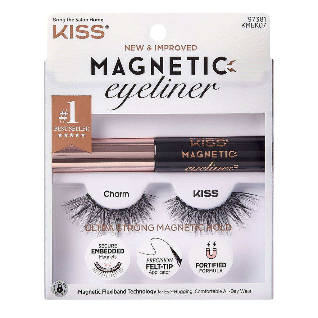 Kiss Magnetic & Eyeliner Eyelash Set - ikatehouse