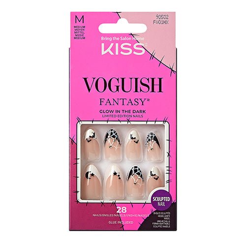 Kiss Voguish Fantasy Glow In The Dark 28 Nails - ikatehouse