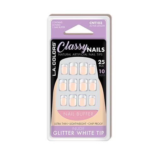 La Colors Classy Nails Artificial Nails 25 Nails - ikatehouse