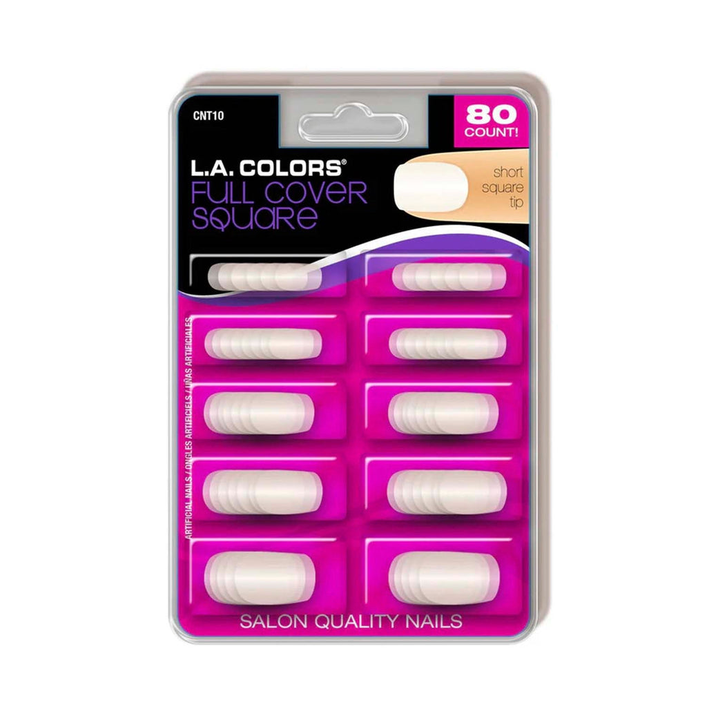 La Colors French Overlap Nail Tips 80ct - ikatehouse