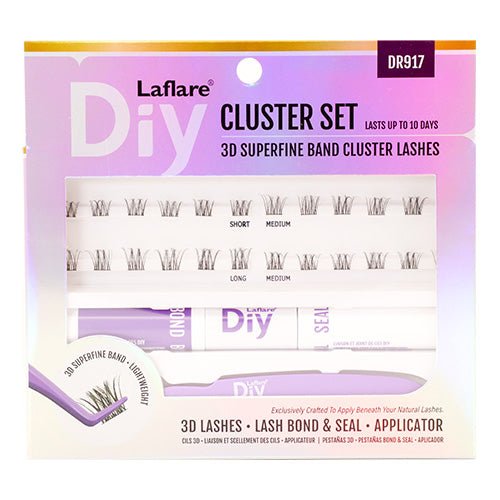 Laflare 3D Superfine Band Cluster Lashes Cluster Set - ikatehouse