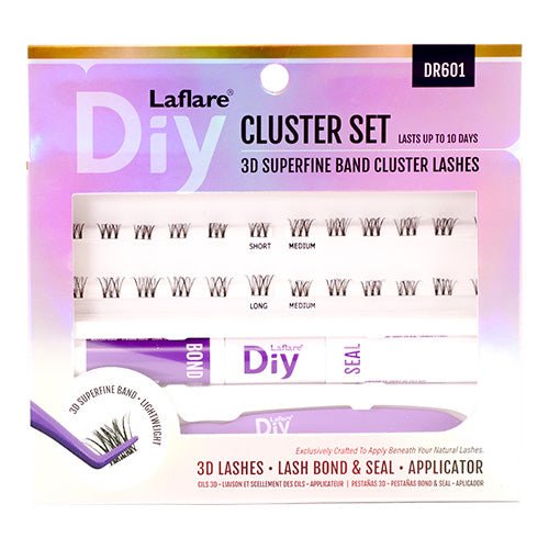 Laflare 3D Superfine Band Cluster Lashes Cluster Set - ikatehouse