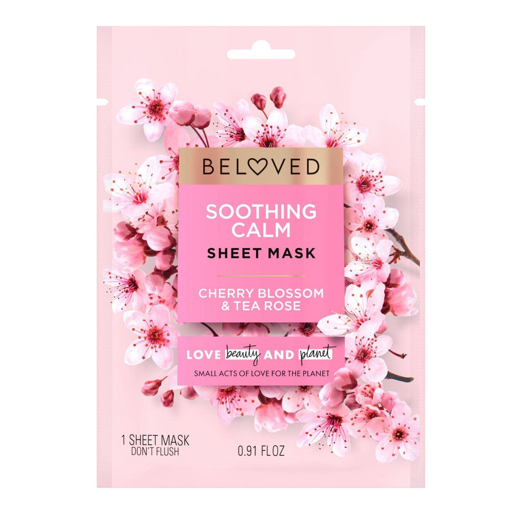 Love Beauty & Planet Soothing Calm Sheet Mask 0.91oz - ikatehouse