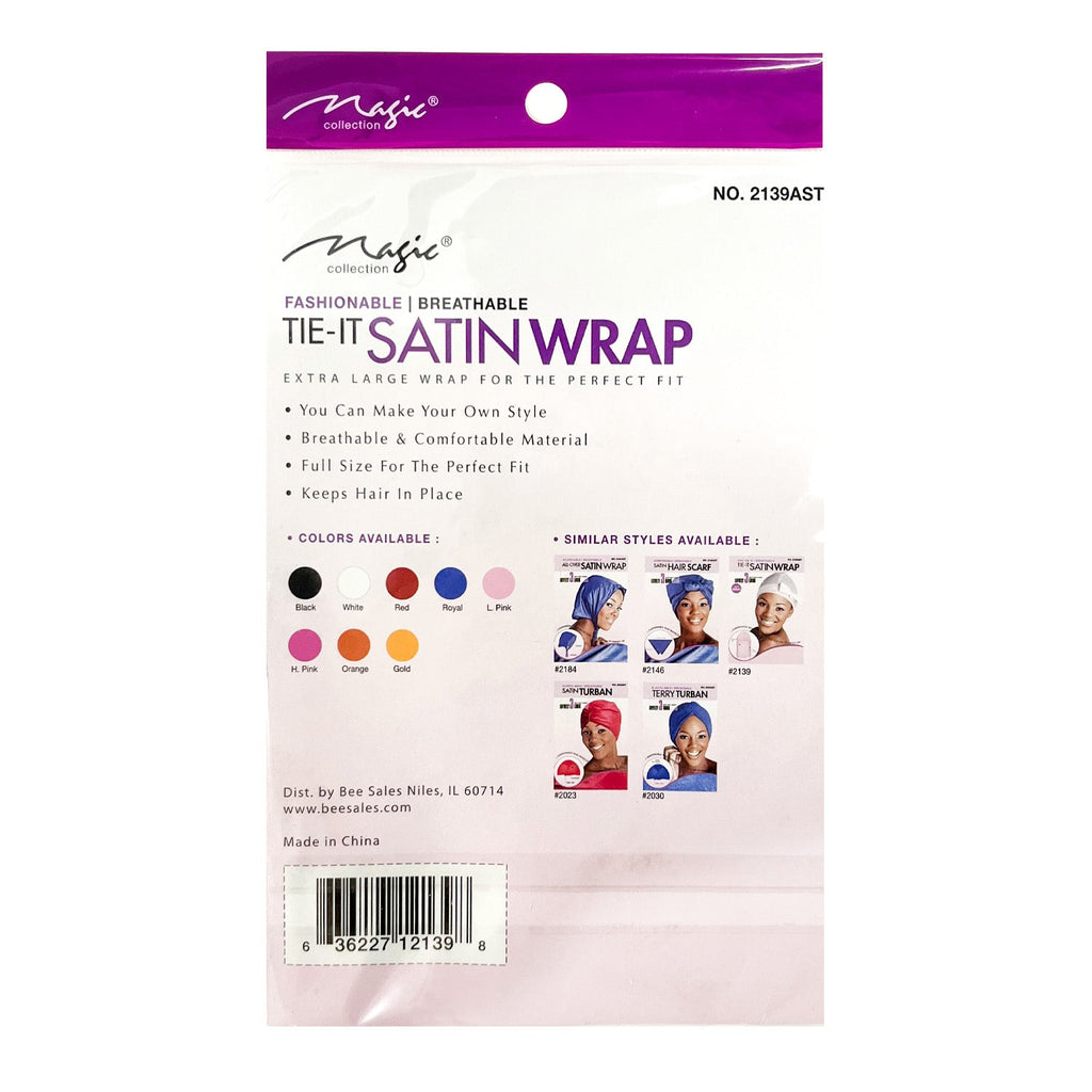 Magic Collection Tie It Satin Wrap Assorted - ikatehouse