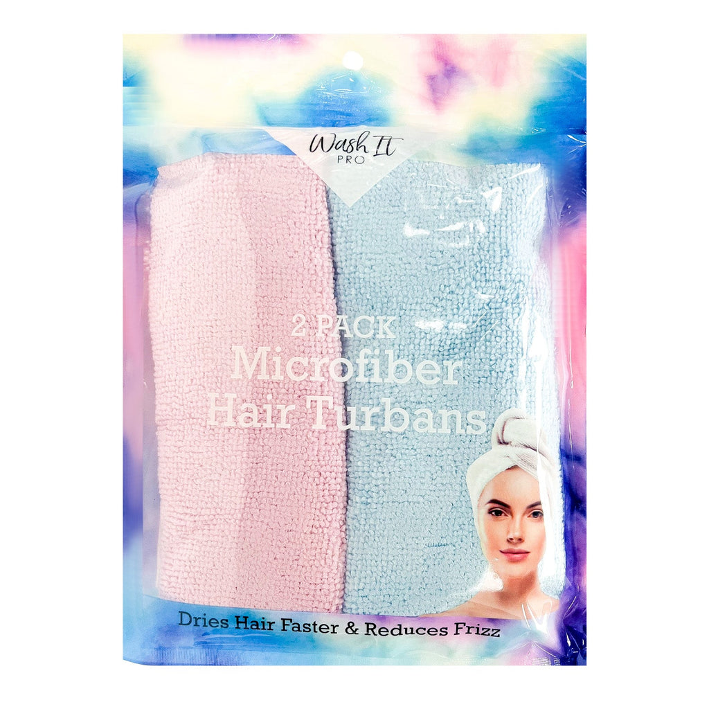 Microfiber Hair Turbans Towel 2pk - ikatehouse