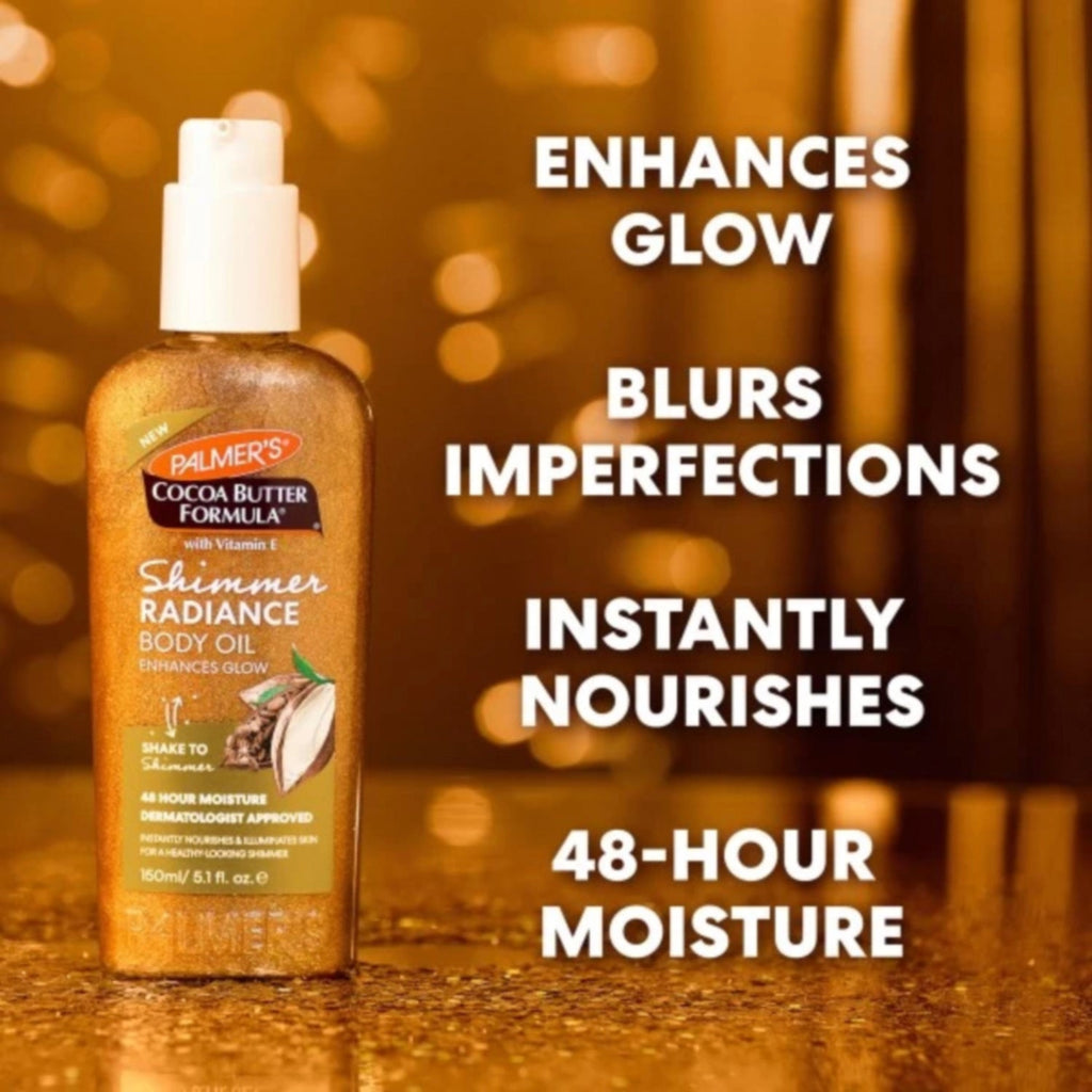 Palmer's Cocoa Butter Formula Shimmer Radiance Body Oil 5.1oz/150ml - ikatehouse