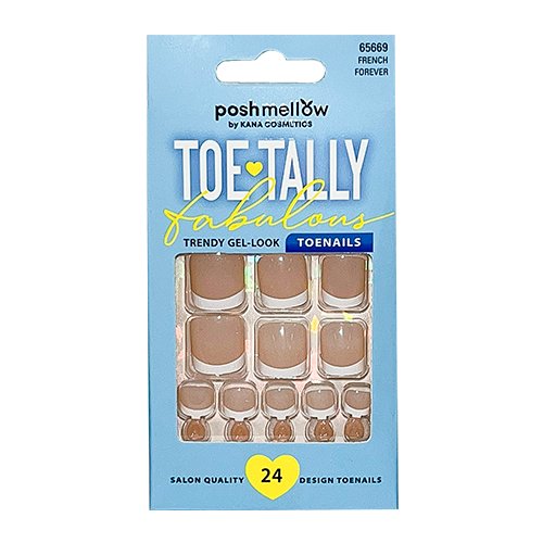 Posh Mellow Toenail Salon Quality 24 Nails - ikatehouse