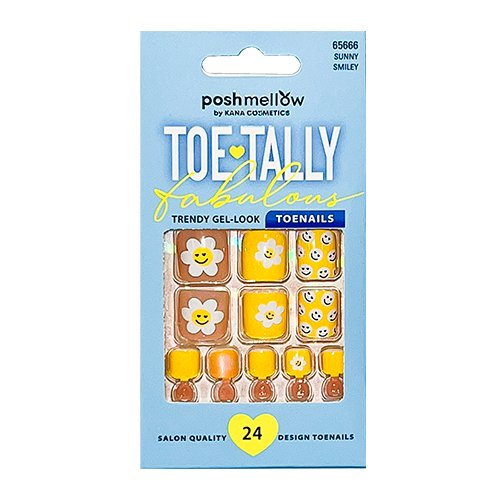 Posh Mellow Toenail Salon Quality 24 Nails - ikatehouse