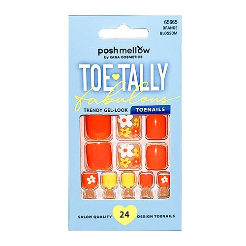 Posh Mellow Toenail Salon Quality 24 Nails - ikatehouse