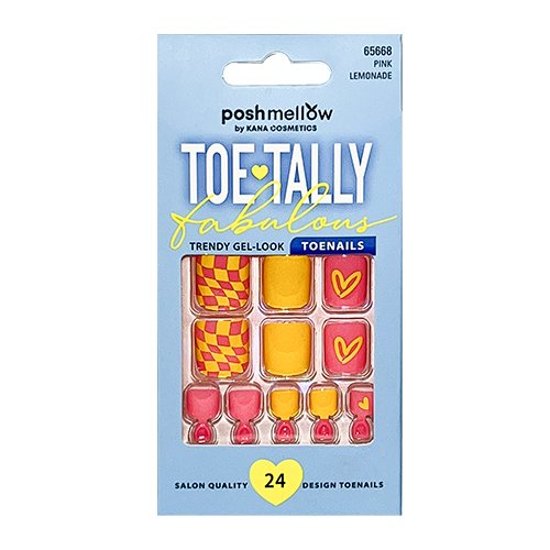 Posh Mellow Toenail Salon Quality 24 Nails - ikatehouse