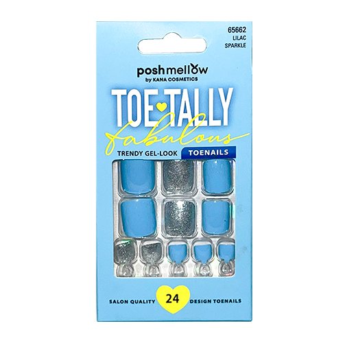 Posh Mellow Toenail Salon Quality 24 Nails - ikatehouse