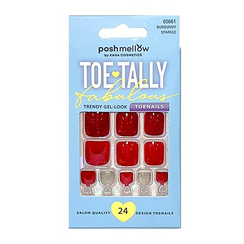 Posh Mellow Toenail Salon Quality 24 Nails - ikatehouse