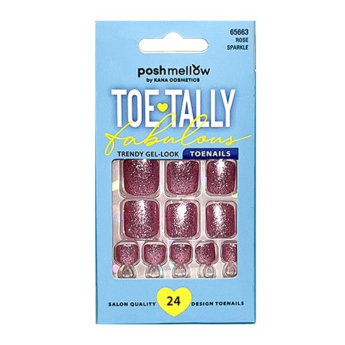 Posh Mellow Toenail Salon Quality 24 Nails - ikatehouse