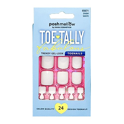 Posh Mellow Toenail Salon Quality 24 Nails - ikatehouse