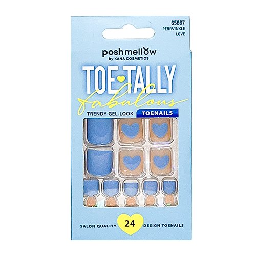 Posh Mellow Toenail Salon Quality 24 Nails - ikatehouse