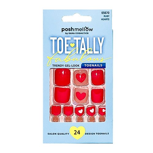 Posh Mellow Toenail Salon Quality 24 Nails - ikatehouse