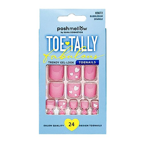 Posh Mellow Toenail Salon Quality 24 Nails - ikatehouse