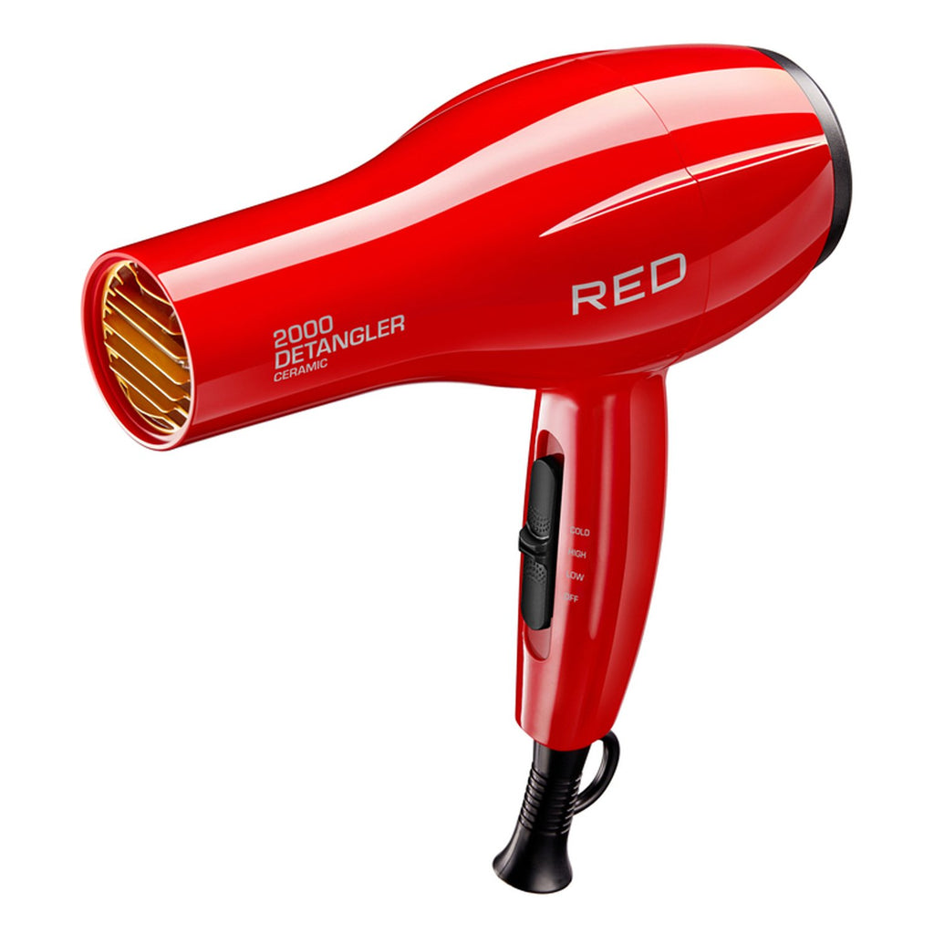 Red by Kiss 2000 Detangler Ceramic Dryer - ikatehouse