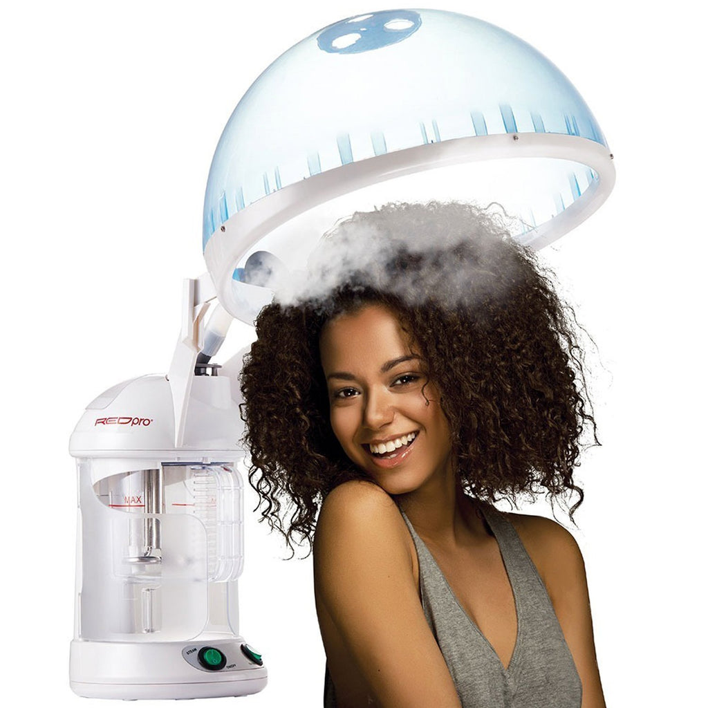 Red Pro Hair Therapy Steamer 2 in 1 Hair and Facial Steamer - ikatehouse