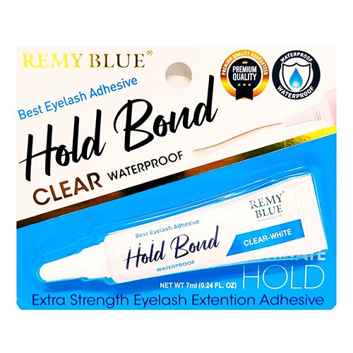 Remy Blue Eyelash Adhesive Hold Bond Waterproof 0.24oz/7ml - ikatehouse