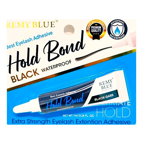 Remy Blue Eyelash Adhesive Hold Bond Waterproof 0.24oz/7ml - ikatehouse