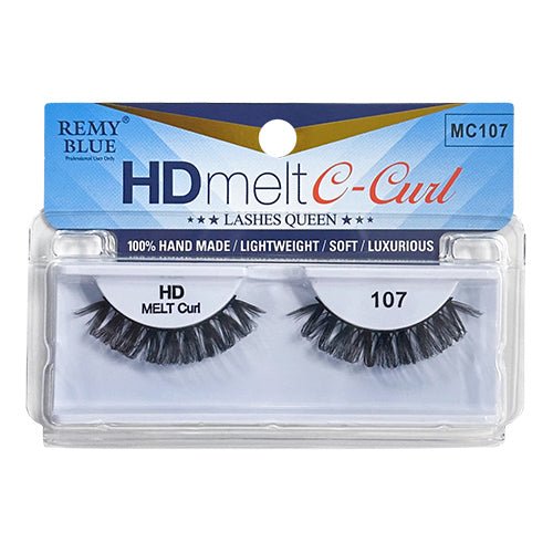 Remy Blue HD Melt Eyelashes C-Curl - ikatehouse