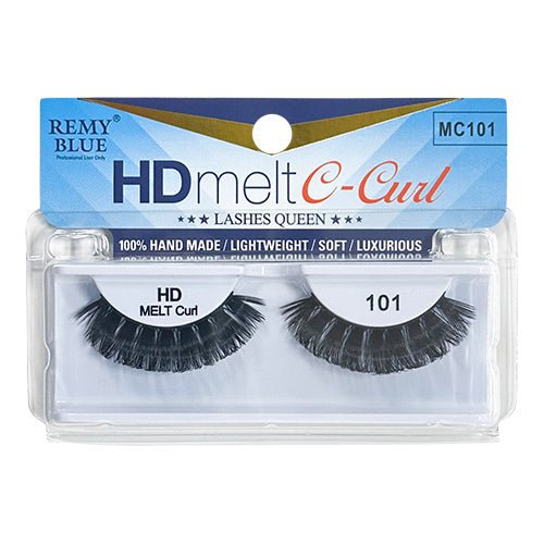 Remy Blue HD Melt Eyelashes C-Curl - ikatehouse