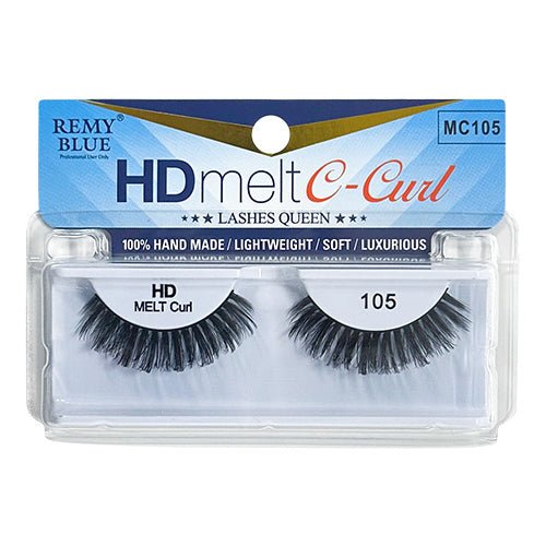 Remy Blue HD Melt Eyelashes C-Curl - ikatehouse