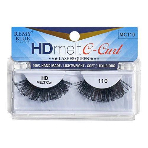 Remy Blue HD Melt Eyelashes C-Curl - ikatehouse