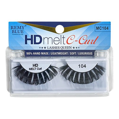 Remy Blue HD Melt Eyelashes C-Curl - ikatehouse