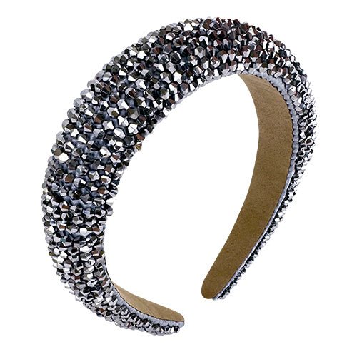 Rhinestone Padded Headband - ikatehouse