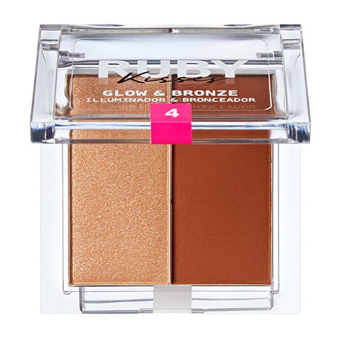 Ruby Kisses Glow & Bronze Duo Highlighter Bronzer - ikatehouse