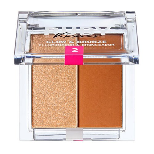 Ruby Kisses Glow & Bronze Duo Highlighter Bronzer - ikatehouse