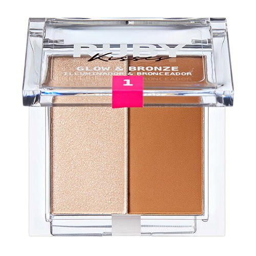 Ruby Kisses Glow & Bronze Duo Highlighter Bronzer - ikatehouse