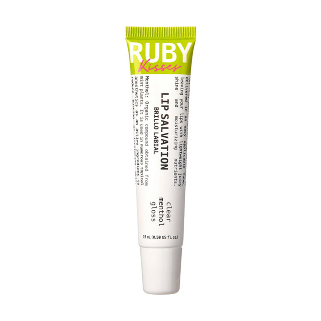 Ruby Kisses Lip Salvation Menthol Gloss 0.5oz/15ml - ikatehouse