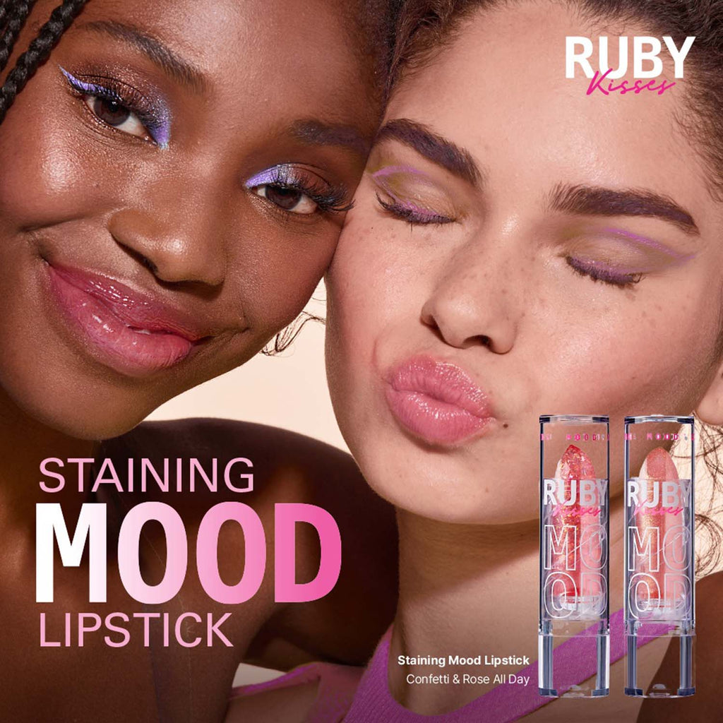 Ruby Kisses Staining Mood Lipstick 0.1oz/3g - ikatehouse