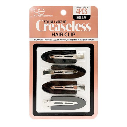 Salon Essentials Creaseless Hair Clip 4pcs - ikatehouse