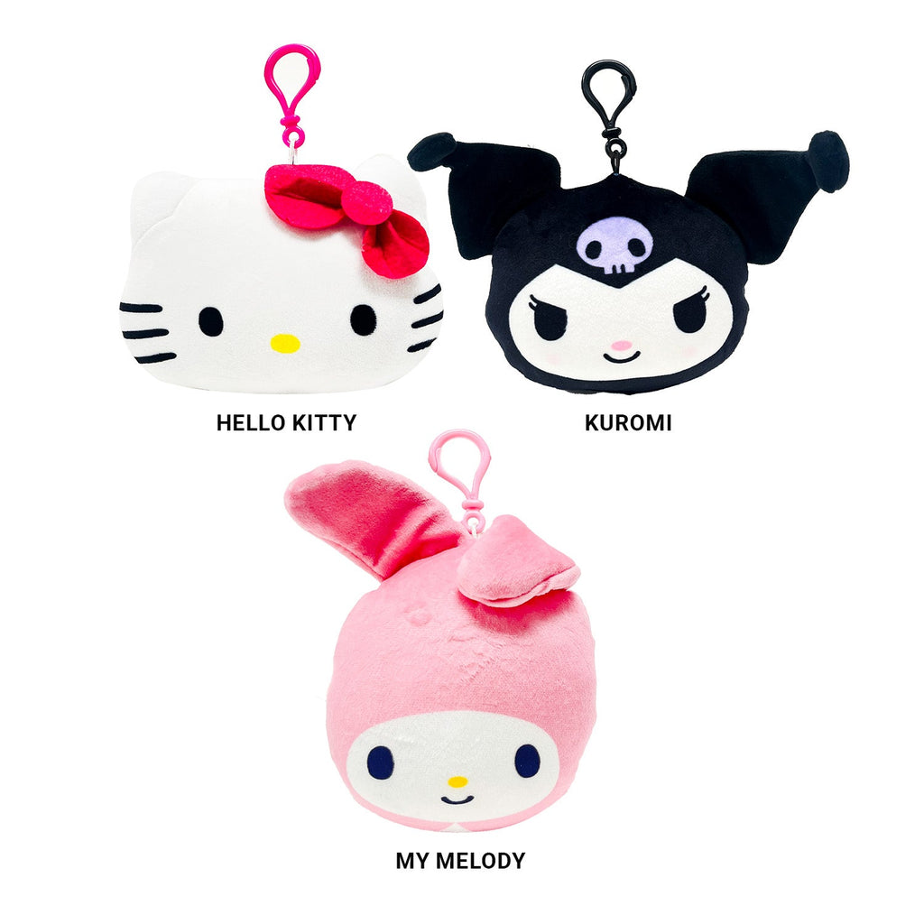 Sanrio Face Plush Key Chain - ikatehouse